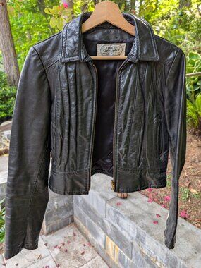 Jonathan Christopher Leather Jacket sz xs womens